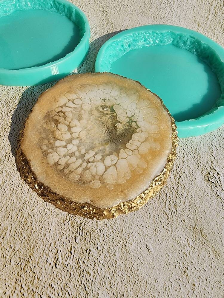 Irregular Coaster Silicone Mold - Resin Art, Curvy Edge