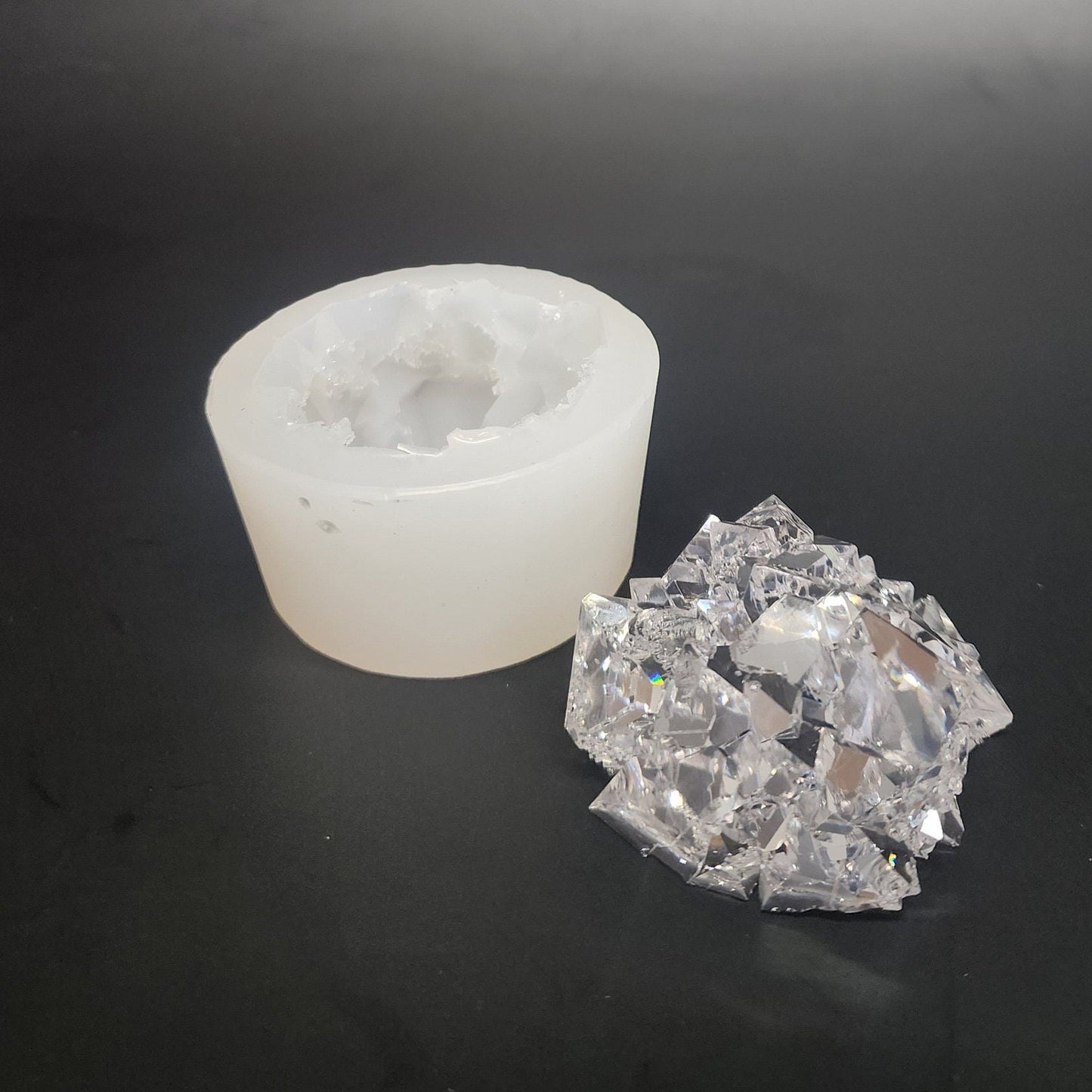 2 inch Crystal Silicone Mold for Resin casting