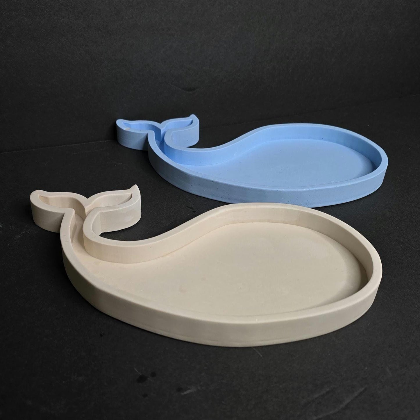 Whale Tray Silicone Mold - Resin Art, Coaster Mold (10x7 inch)