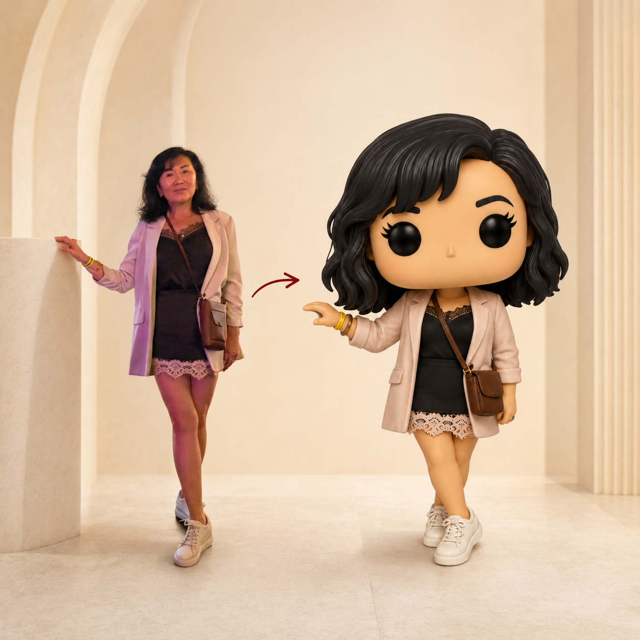 Custom 3D Mini Figurine Funko Pop Style