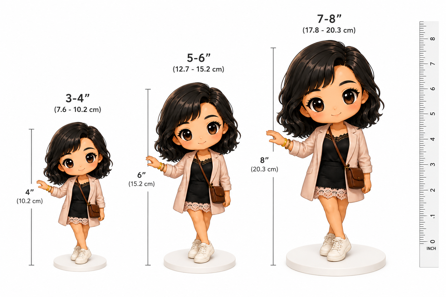 Custom 3D Mini Figurine Funko Pop Style