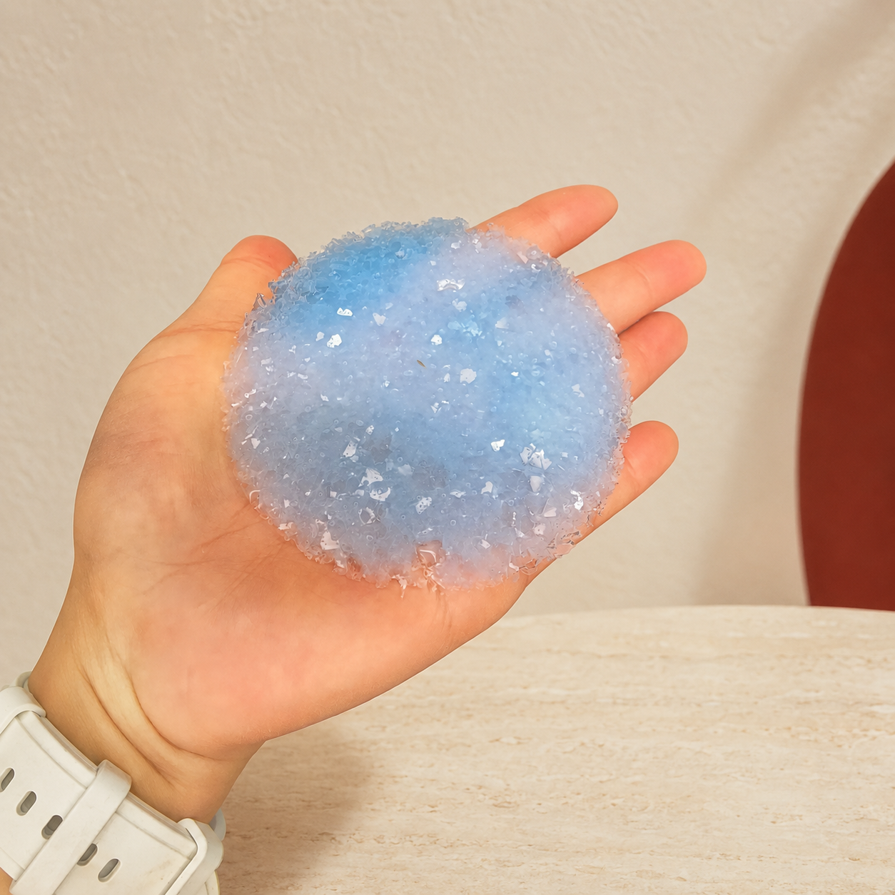 3.5 inch Druzy Disk Insert Silicone Mold for Resin