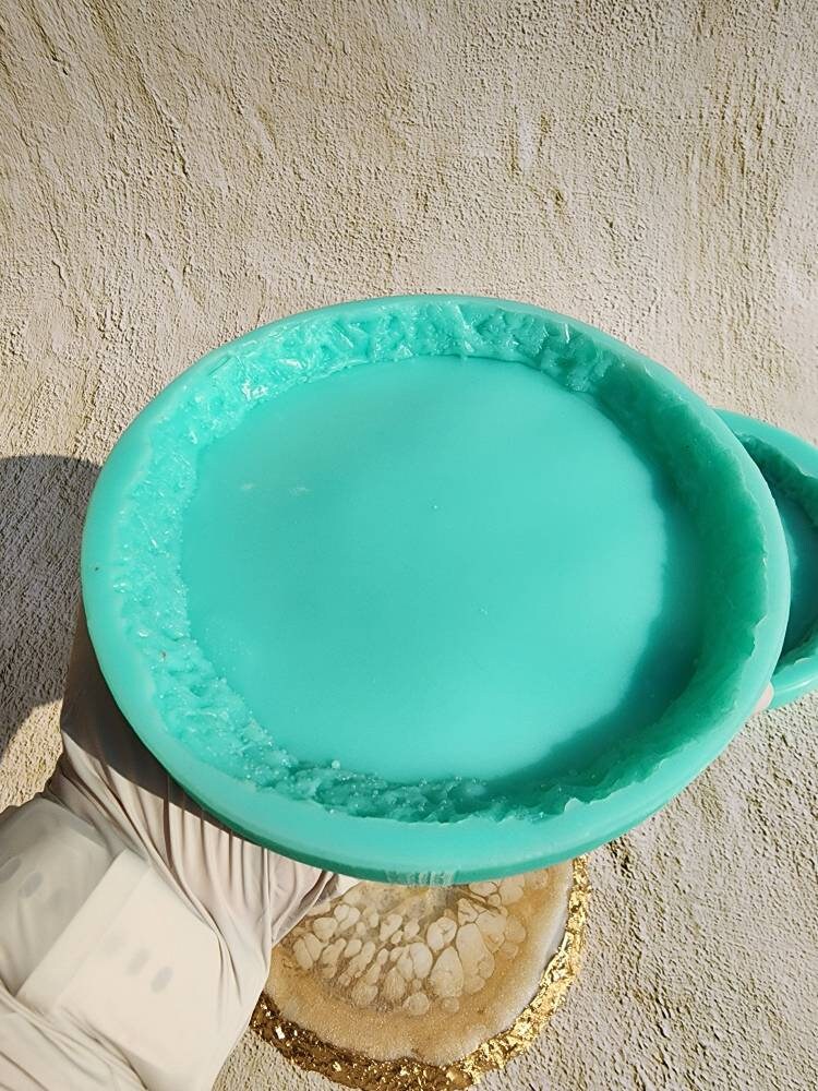 Irregular Coaster Silicone Mold - Resin Art, Curvy Edge