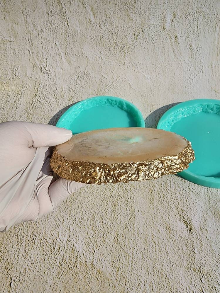 Irregular Coaster Silicone Mold - Resin Art, Curvy Edge