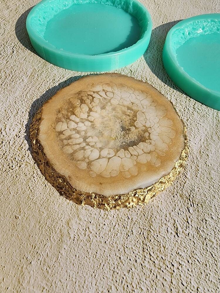 Irregular Coaster Silicone Mold - Resin Art, Curvy Edge