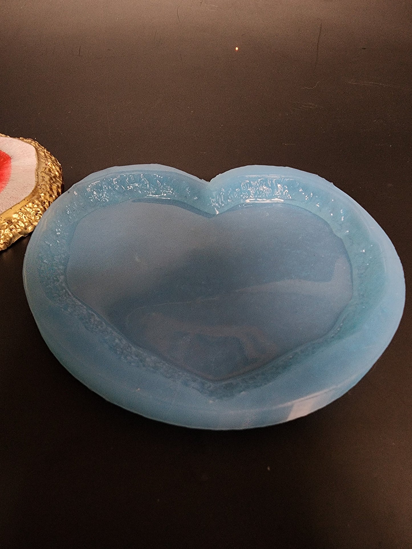Heart Silicone Coaster Mold – Resin Art, Live Edge