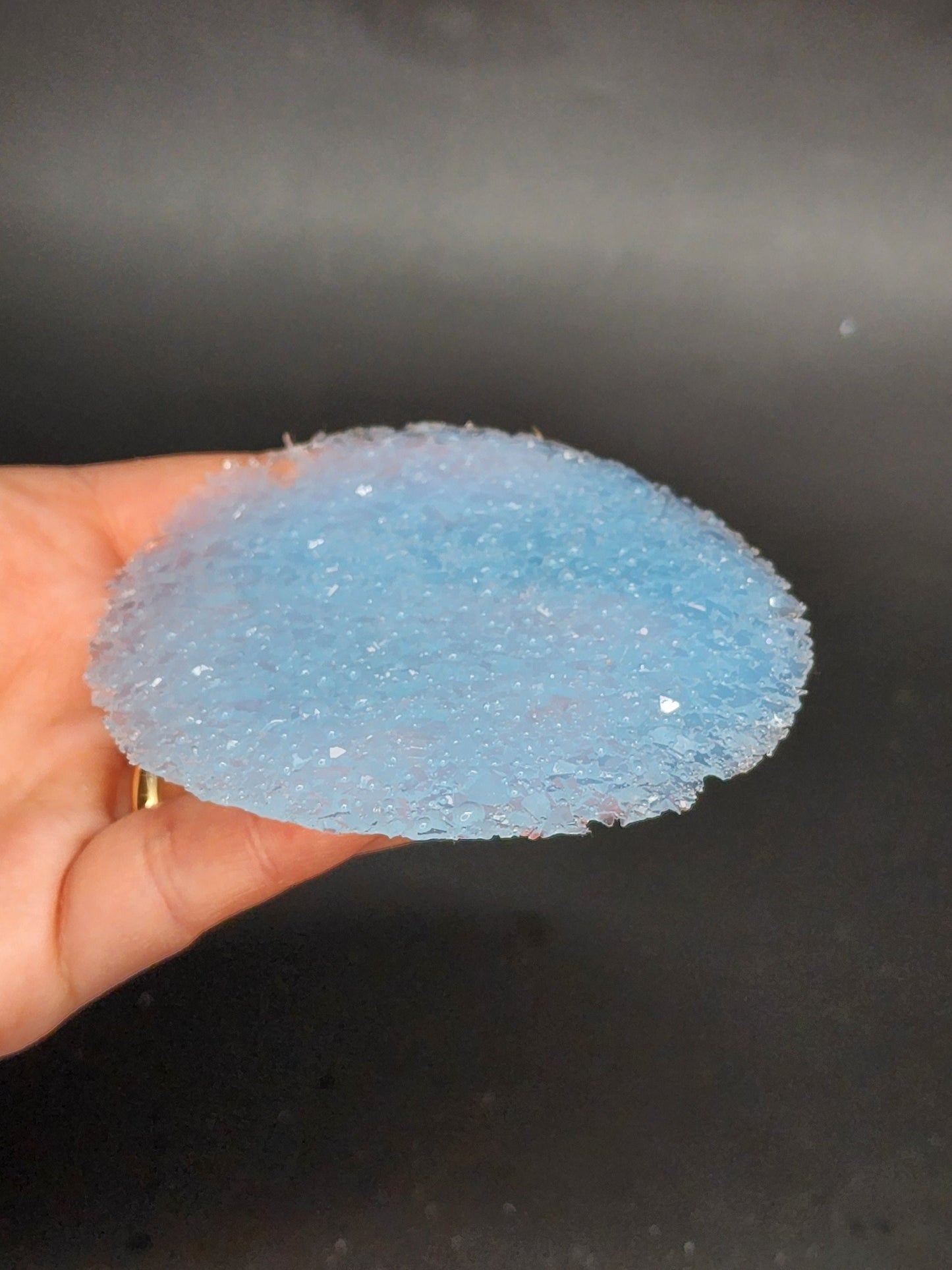 3.5 inch Druzy Disk Insert Silicone Mold for Resin