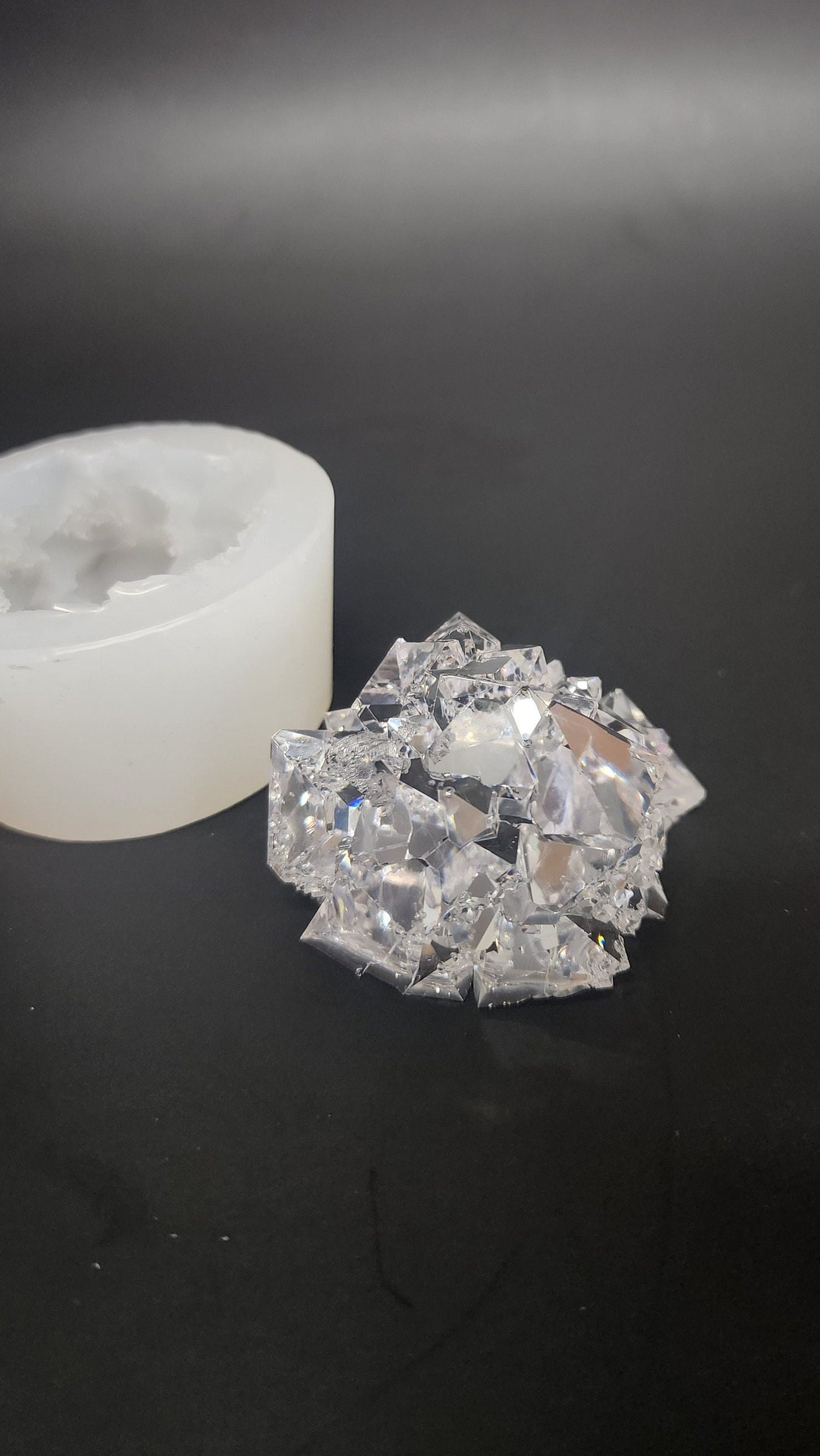 2 inch Crystal Silicone Mold for Resin casting