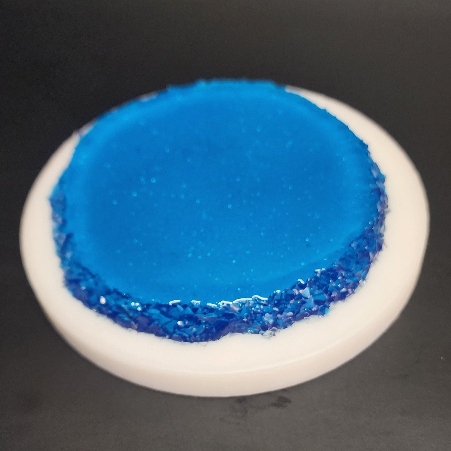 Crystal Edge Coaster Silicone Mold – Resin Art Casting