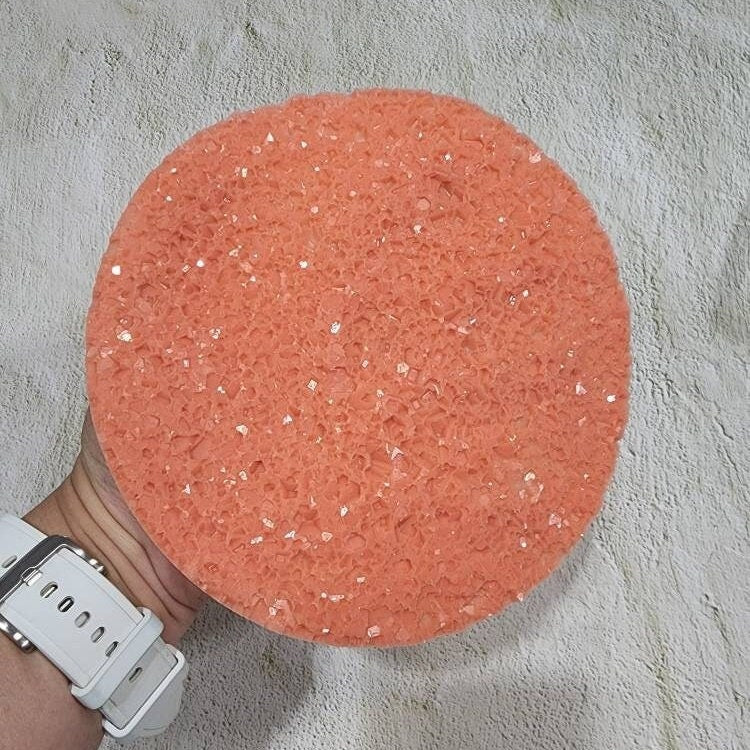 6.5 inch Druzy Disk Insert Silicone Mold for Resin