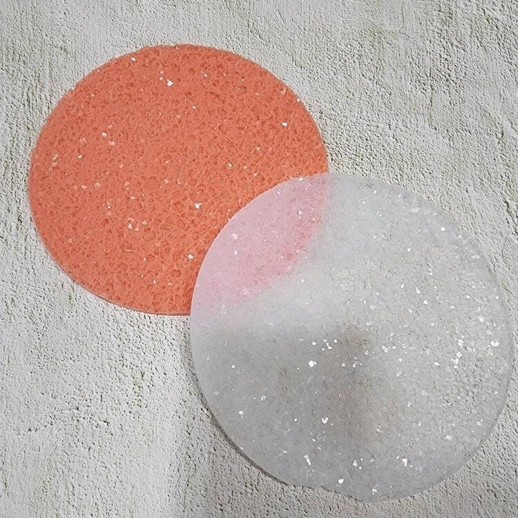 6.5 inch Druzy Disk Insert Silicone Mold for Resin