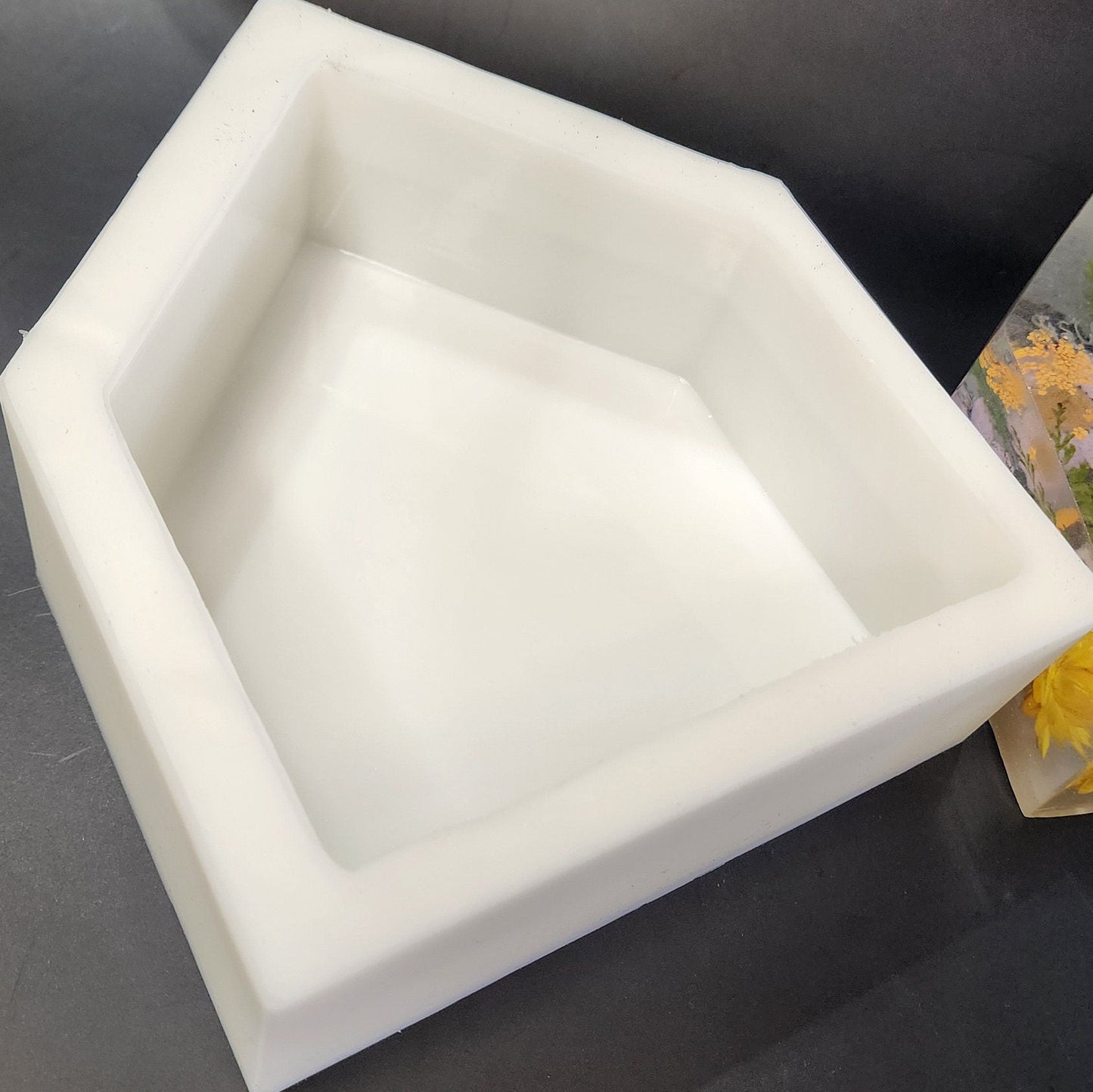 Large House Silicone Mold: Resin Crafting (5.9 x 6.7 x 2 8 inches)
