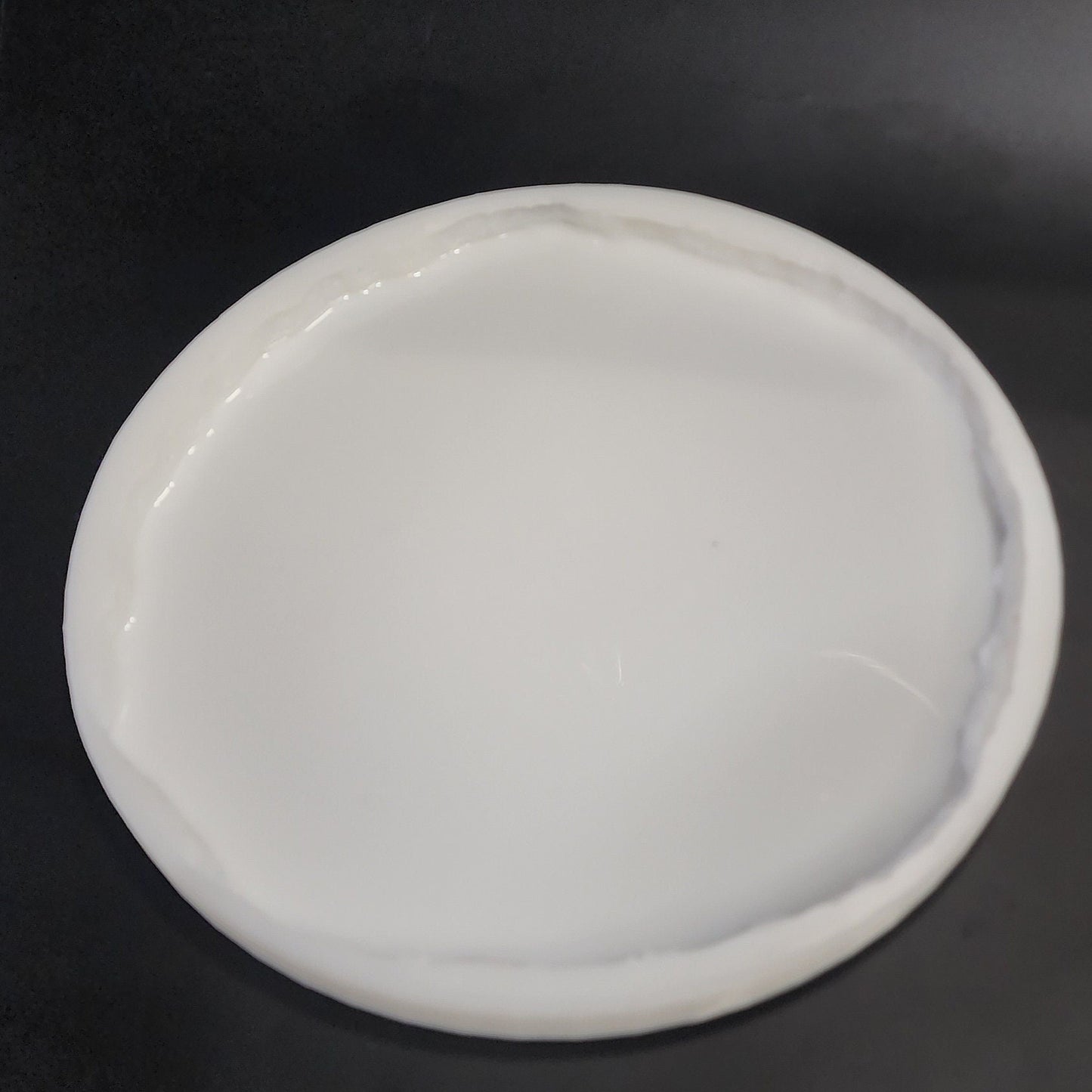 10" Shiny Geode Round Silicone Serving Tray Mold