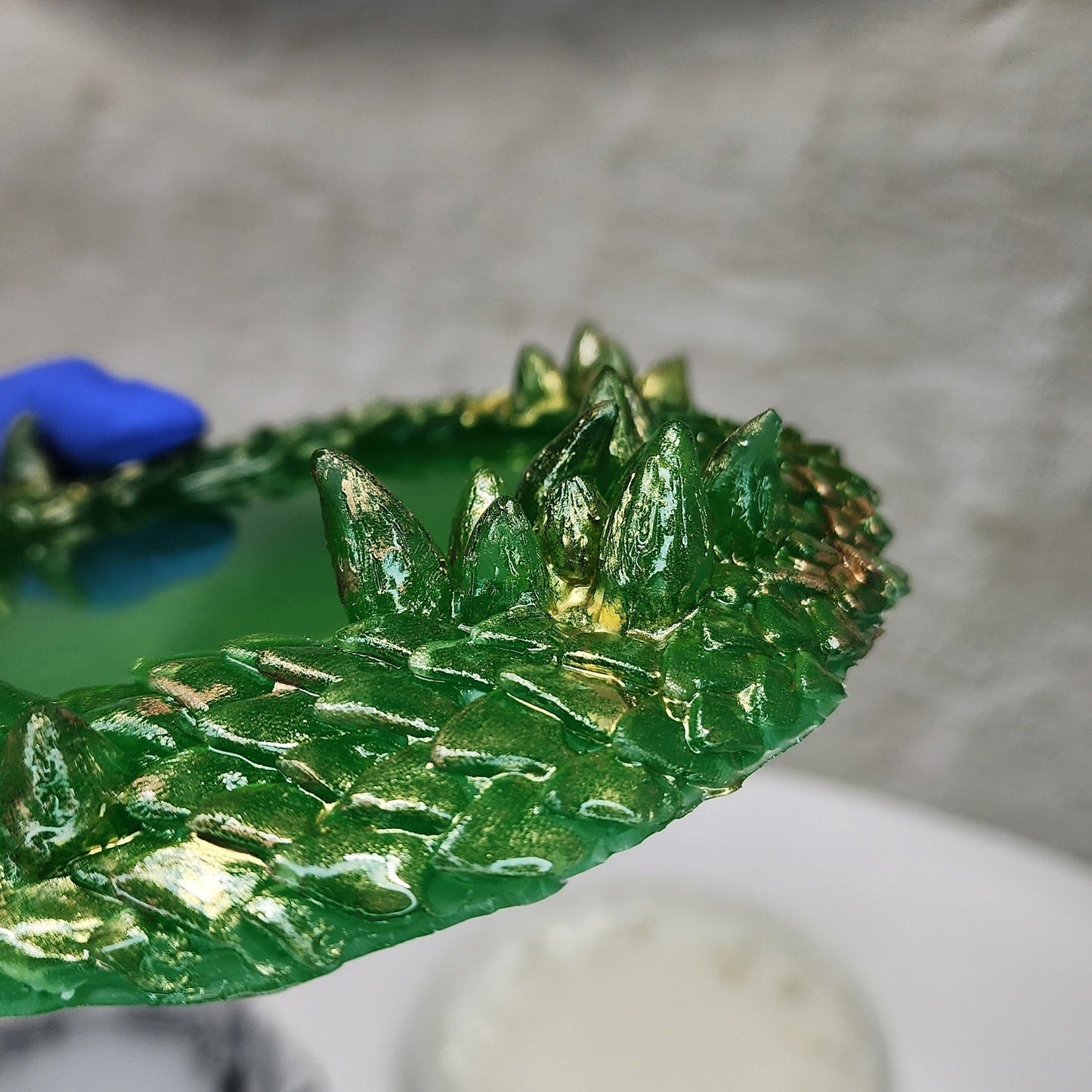 Dragon Scale Coaster Silicone Mold – Resin Art Tray