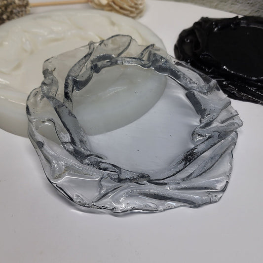 Silk Effect Silicone Coaster Mold – Resin Art