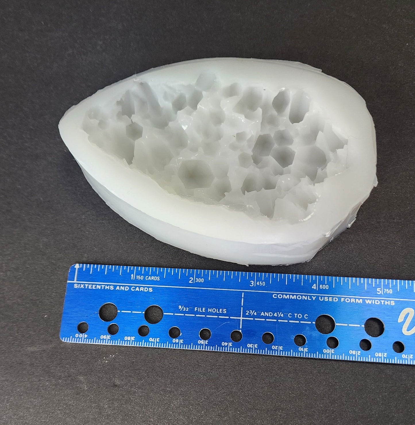 4 inch Crystal Cluster Druzy Silicone Mold for Resin casting