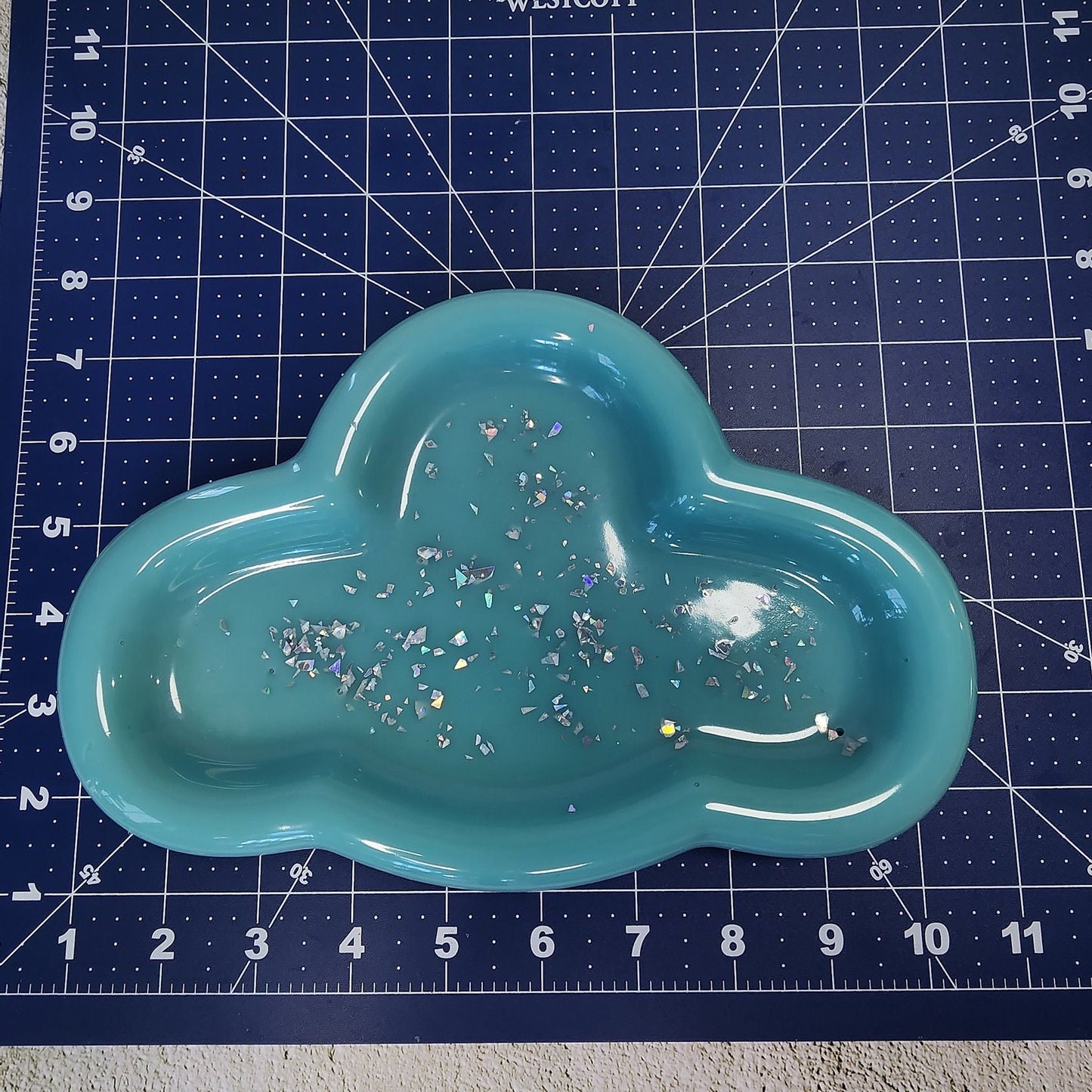 Cloud Trinket Tray Silicone Mold: Resin Art, Jewelry Dish