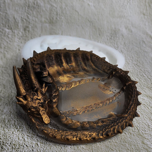 Dragon Ring/Jewelry Tray Silicone Mold - Resin Art