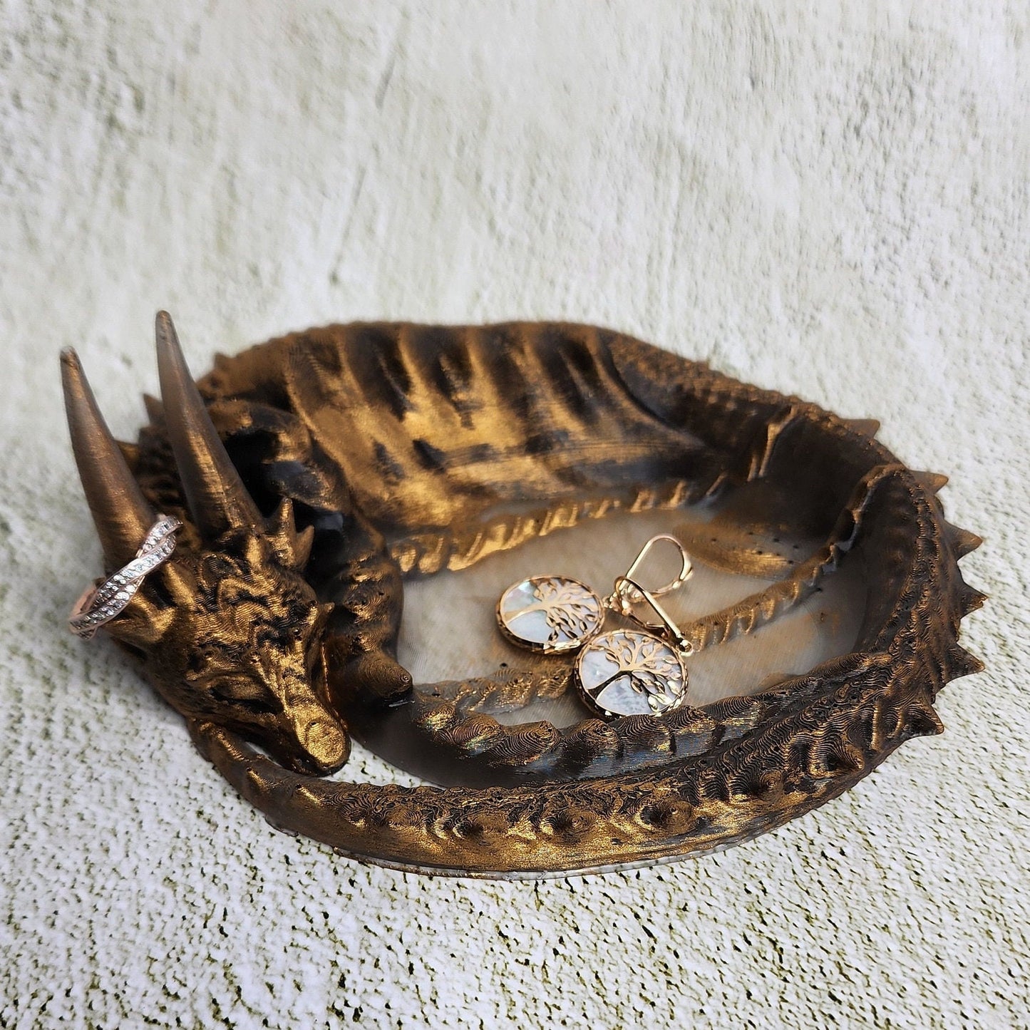 Dragon Ring/Jewelry Tray Silicone Mold - Resin Art