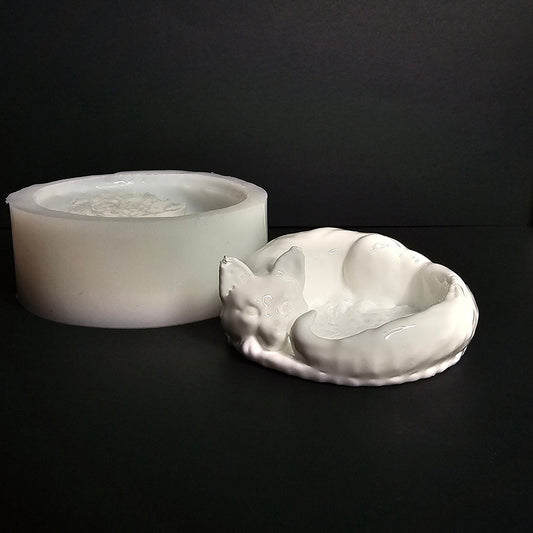 Fox Ring Holder Silicone Mold – Resin Art Jewelry Tray
