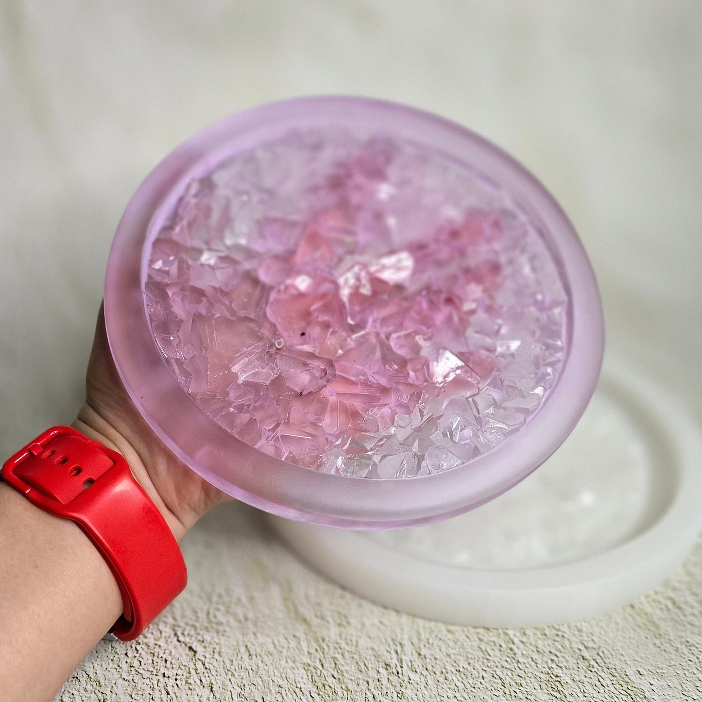 Crystal Jewelry Dish Silicone Mold – Resin Art Tray
