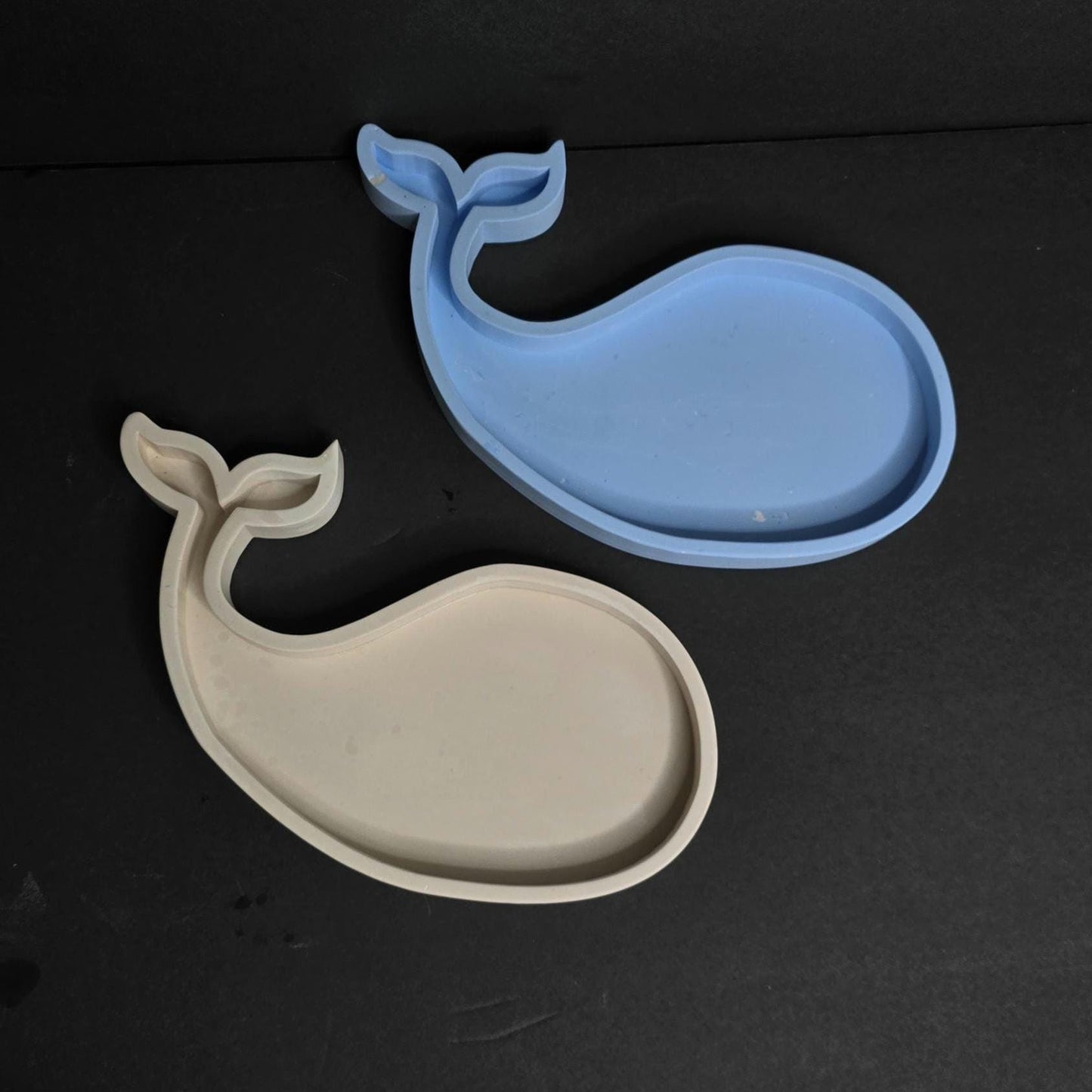 Whale Tray Silicone Mold - Resin Art, Coaster Mold (10x7 inch)
