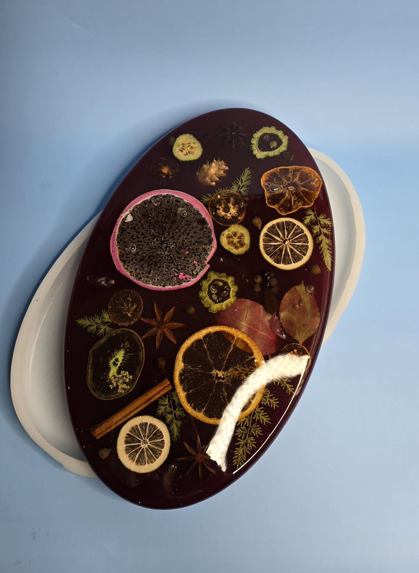 Oval Tray Silicone Mold: Resin Art, Platinum Silicone