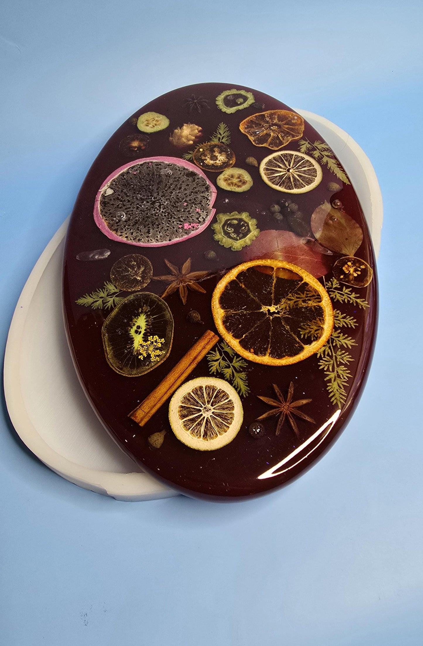 Oval Tray Silicone Mold: Resin Art, Platinum Silicone