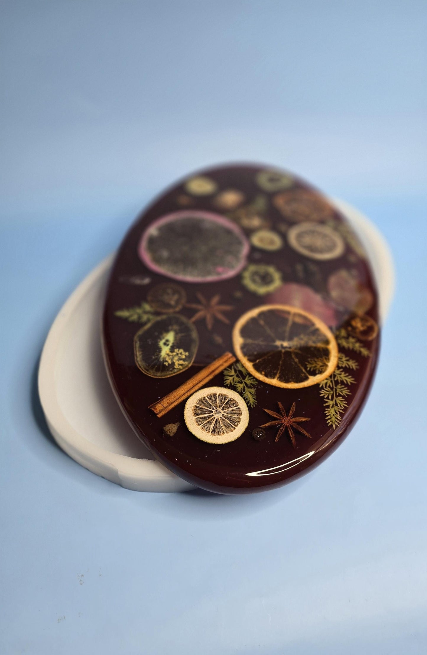 Oval Tray Silicone Mold: Resin Art, Platinum Silicone