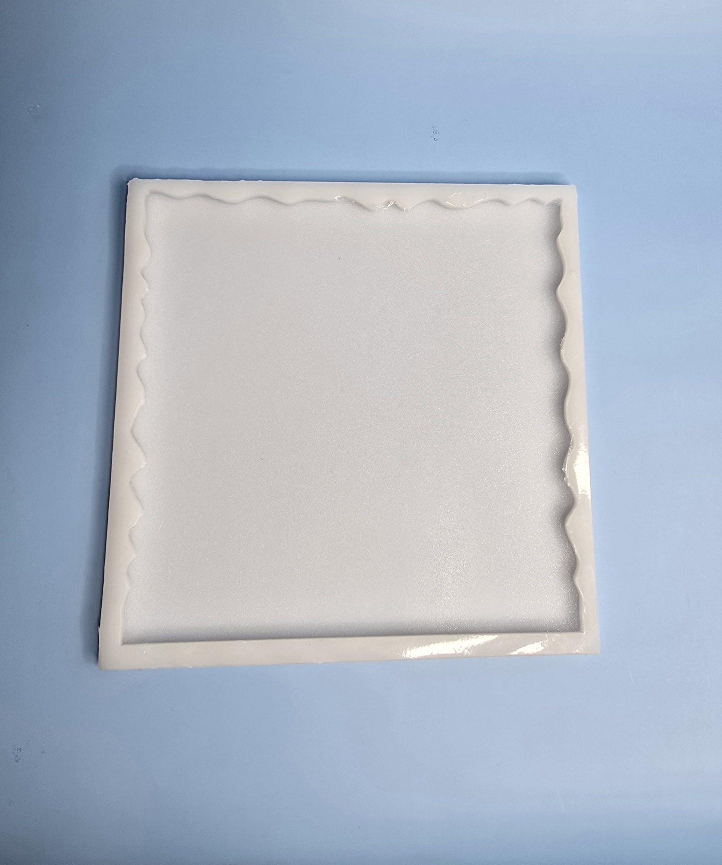 Square Night Light Silicone Mold: Epoxy Resin DIY Craft (8x8x0.6cm)