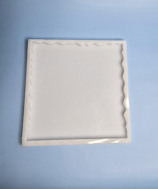 Square Night Light Silicone Mold: Epoxy Resin DIY Craft (8x8x0.6cm)