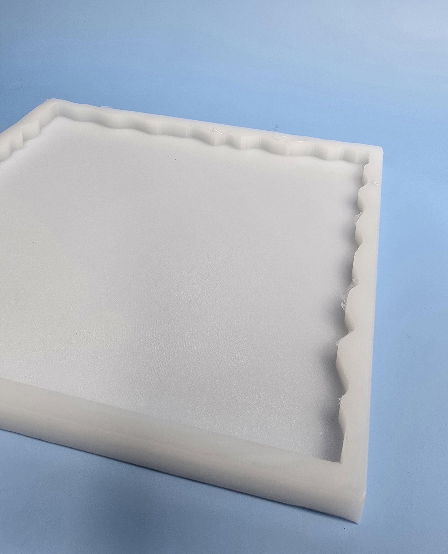 Square Night Light Silicone Mold: Epoxy Resin DIY Craft (8x8x0.6cm)