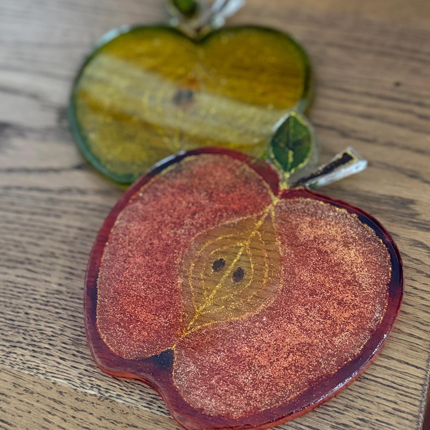 Apple Silicone Mold Coaster UPGRADED: Resin Art Craft (5.5" x 6.5")