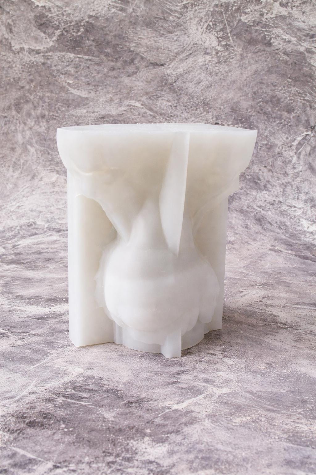 Surreal Melting Bust Silicone Mold – Gothic Sculpture Mold – Resin, Candle, Soap, Plaster Casting Mold – Artistic Decor