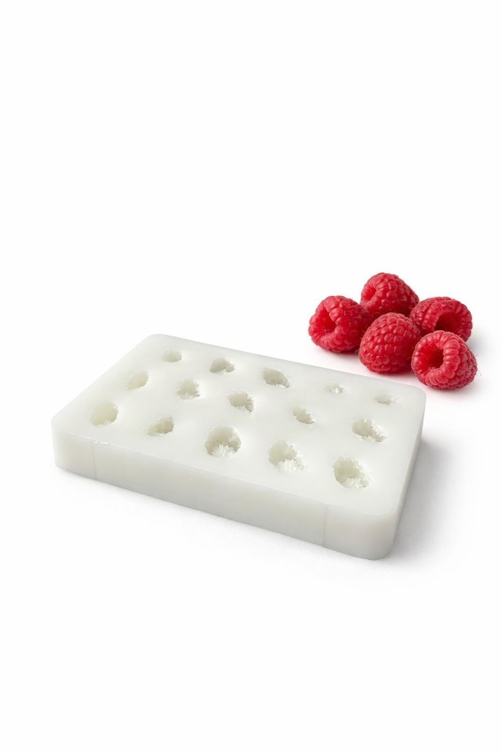 Raspberry Silicone Mold – 15 Cavity Berry Mold for Chocolate, Candy, Resin, Wax & Crafts