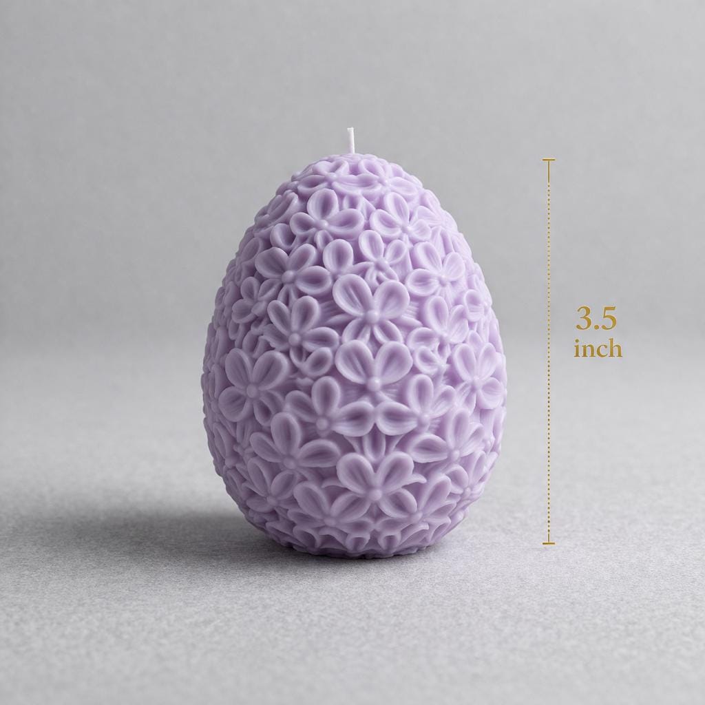 Easter Egg Silicone Mold Bunny Floral Candle Mold Soap Mold Spring Decor Mold DIY Resin Craft Mold Easter Basket Design