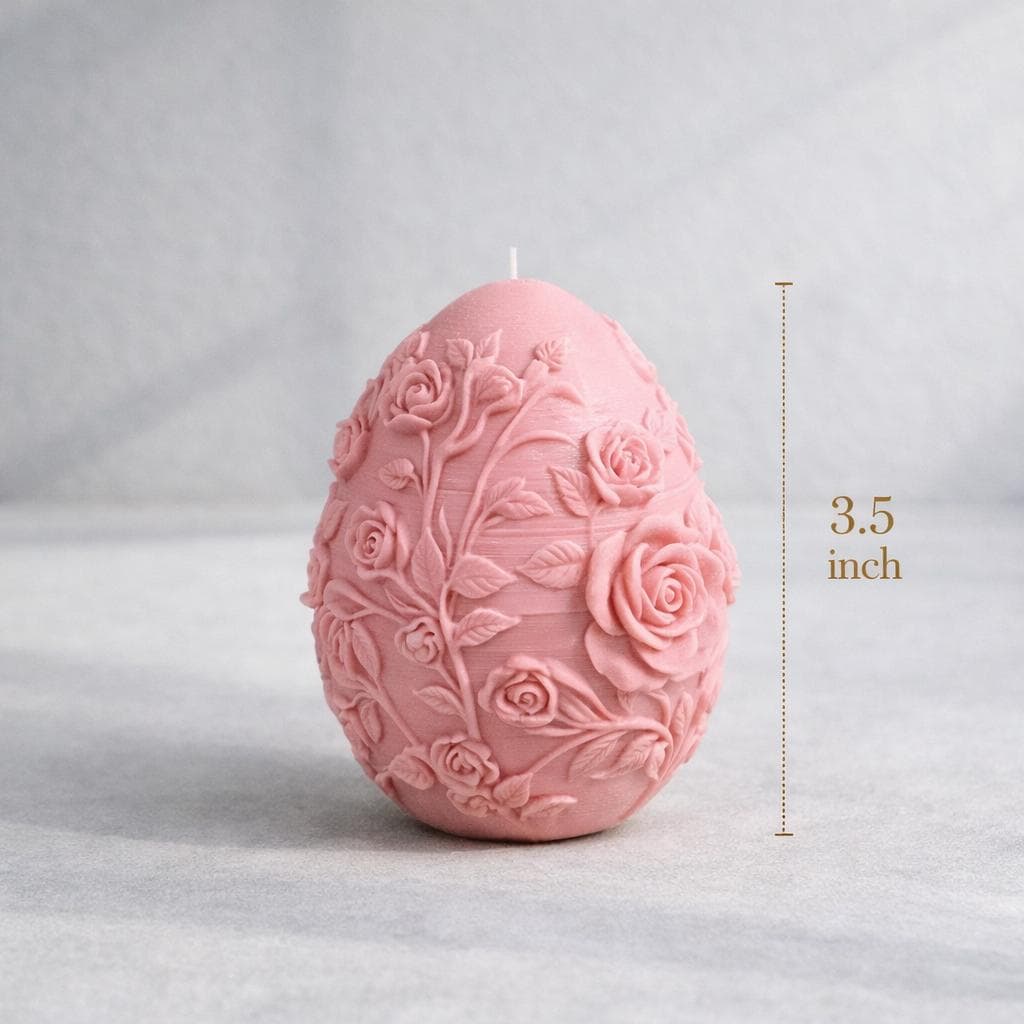 Easter Egg Silicone Mold Bunny Floral Candle Mold Soap Mold Spring Decor Mold DIY Resin Craft Mold Easter Basket Design